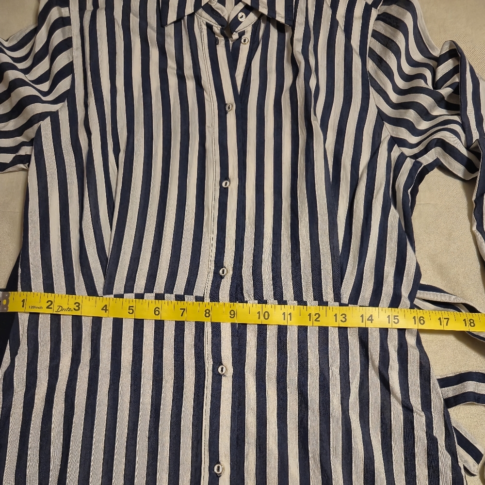 ZARA Striped Shirt Dress - Picture 10 of 10